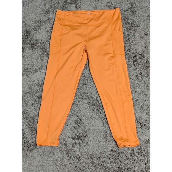 Pro player | Orange Athletic leggings | Size L - Picture 4 of 5